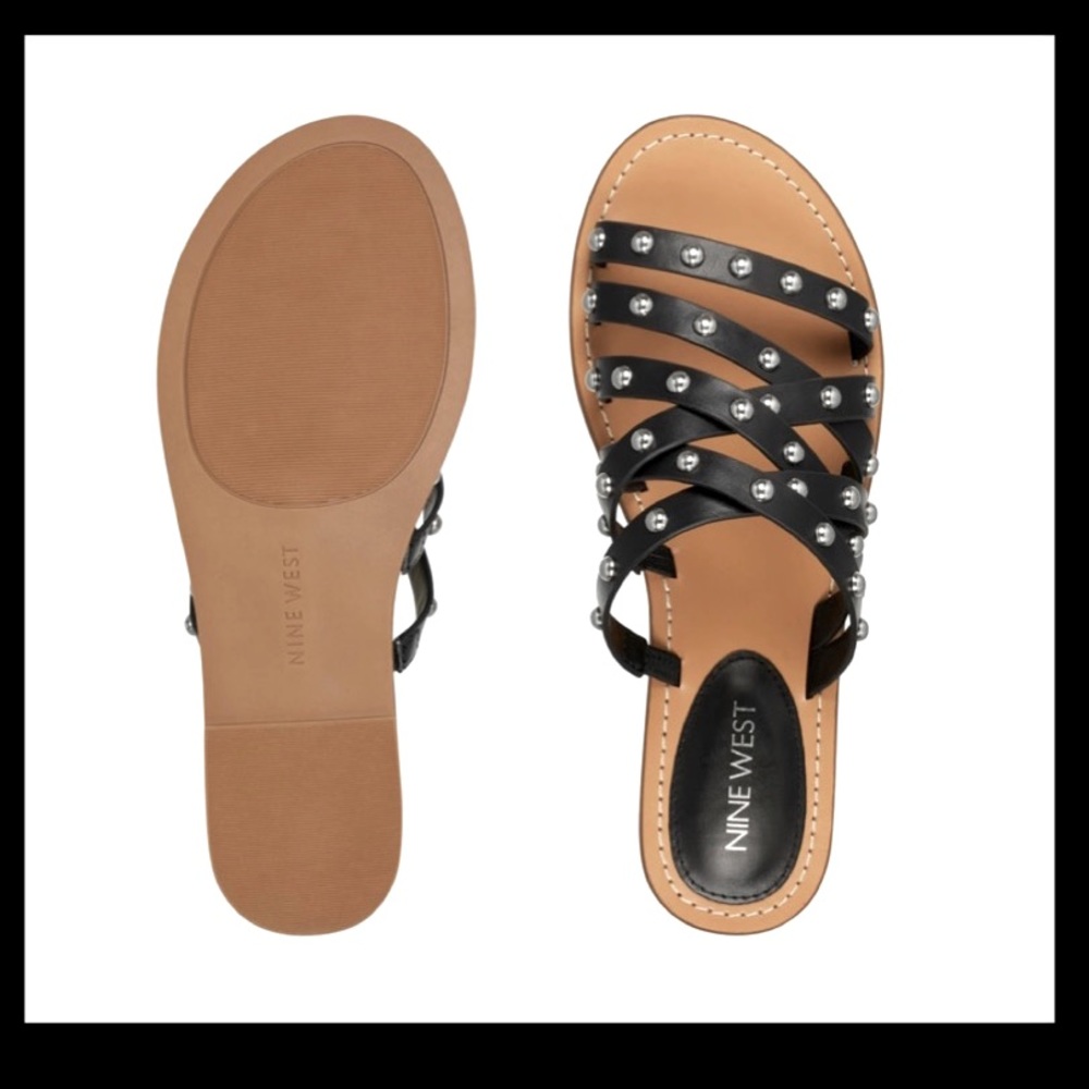 New in Box Nine West Candy Sandal